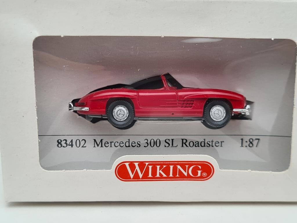 Mercedes-Benz 300 SL Roadster - Wiking 1/87, Envoi, Comme neuf, Voiture, Wiking