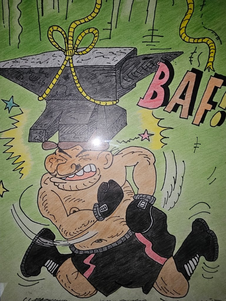 Originelen Striptekening Naar Urbanus, Ophalen, Gedateerd, Tekening