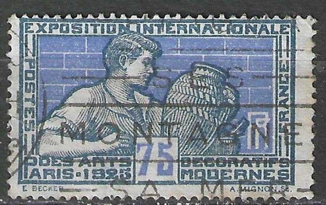 Francia 1924/1925 - Yvert 214 - Potier (ST), Envoi, Affranchi
