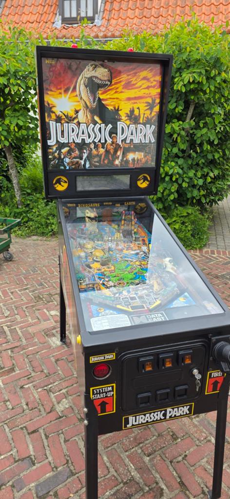 Flipper Jurassic park Data East, Enlèvement, Data East