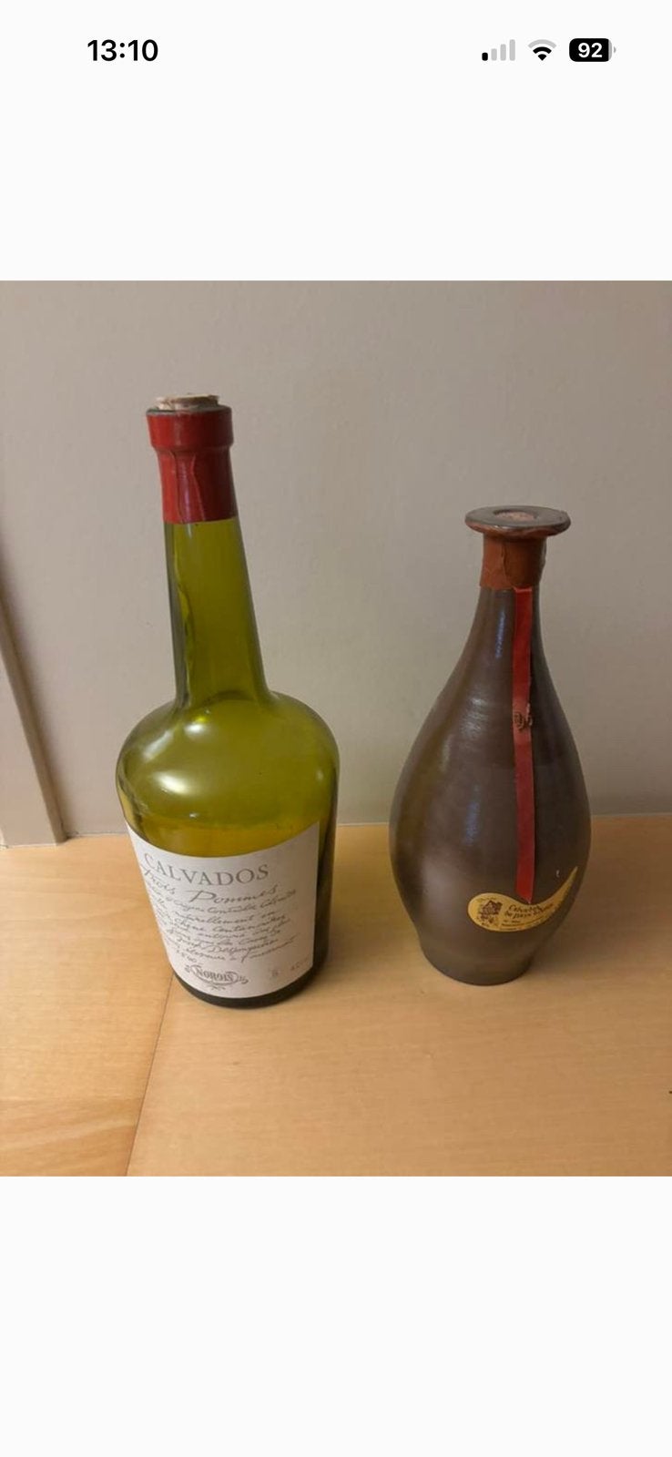 Lege flessen calvados, Verzamelen, Ophalen of Verzenden, Zo goed als nieuw