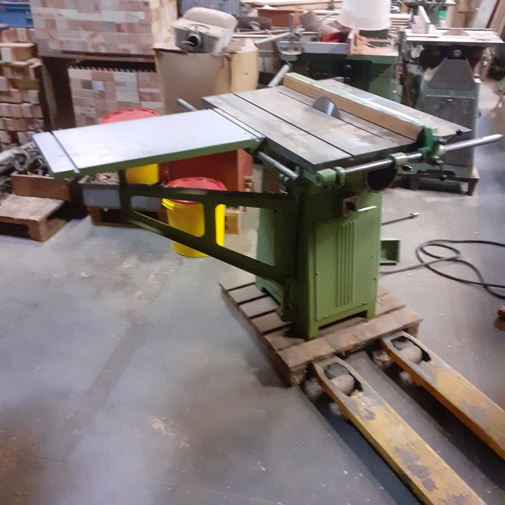 Ulmia 1625 zaagtafel tafelcirkelzaag, Doe-het-zelf en Bouw, Ophalen, Gebruikt, 1200 watt of meer, 70 mm of meer
