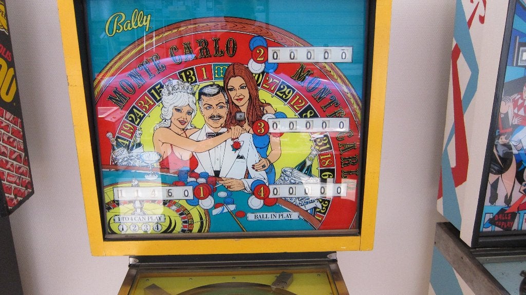 Te koop Flipperkast Monte Carlo, Verzamelen, Automaten | Flipperkasten, Ophalen, Gebruikt, Mechanisch, Bally