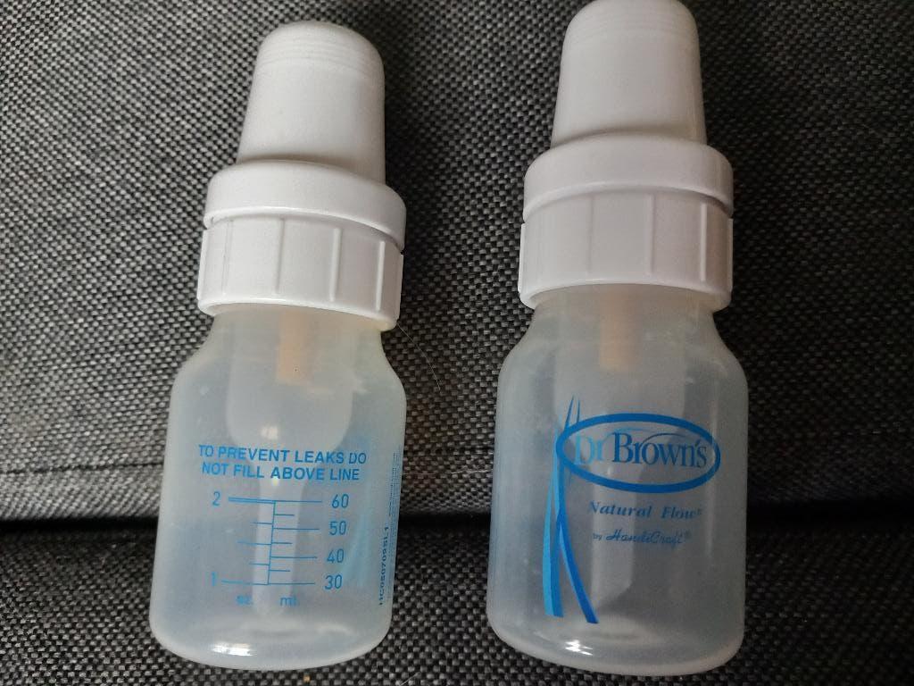 Dr Brown's "natural flow" fles 60 ml (2 stuks), Kinderen en Baby's, Ophalen, Gebruikt