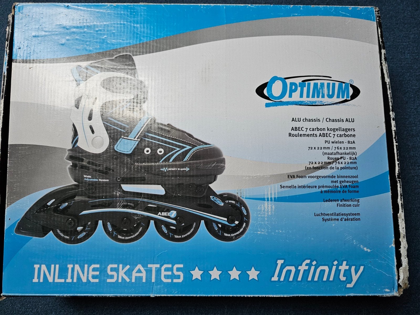optimum inline skates maat 35-40, Autres marques, Rollers 4 roues en ligne, Enlèvement ou Envoi, Femmes