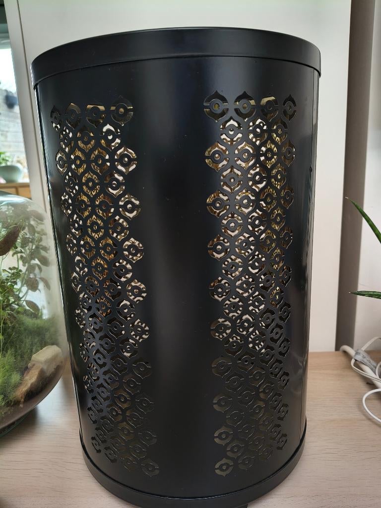 Stabbig windlicht Ikea, Huis en Inrichting, Ophalen, 25 tot 50 cm, Zwart, Zo goed als nieuw