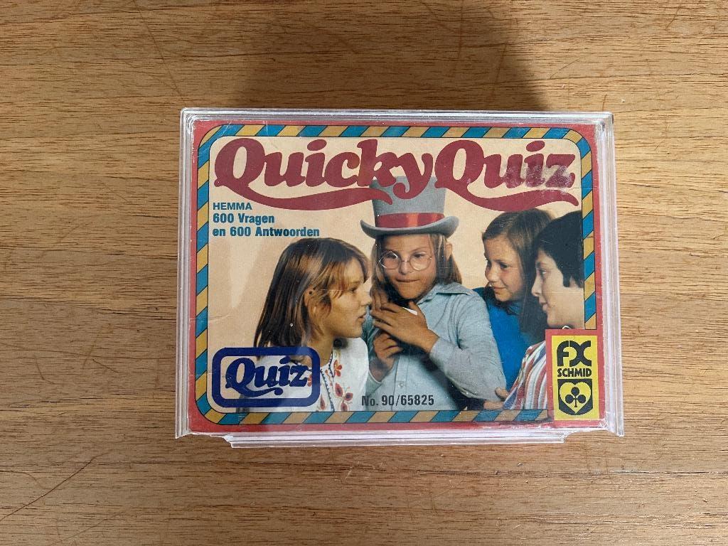 Hemma Quicky quiz, Gebruikt, Ophalen of Verzenden, Vijf spelers of meer, FX Schmid
