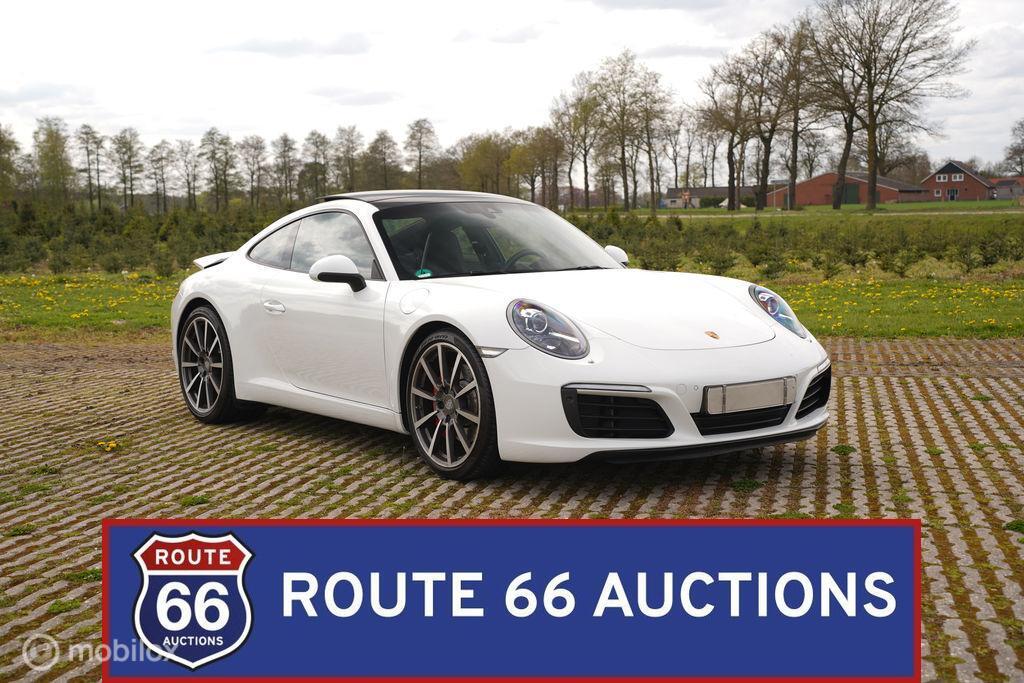 Porsche 911 Carrera S | 2017 | Route 66 Auctions, Auto's, Porsche, Gebruikt, Zwart, Bedrijf, Handgeschakeld