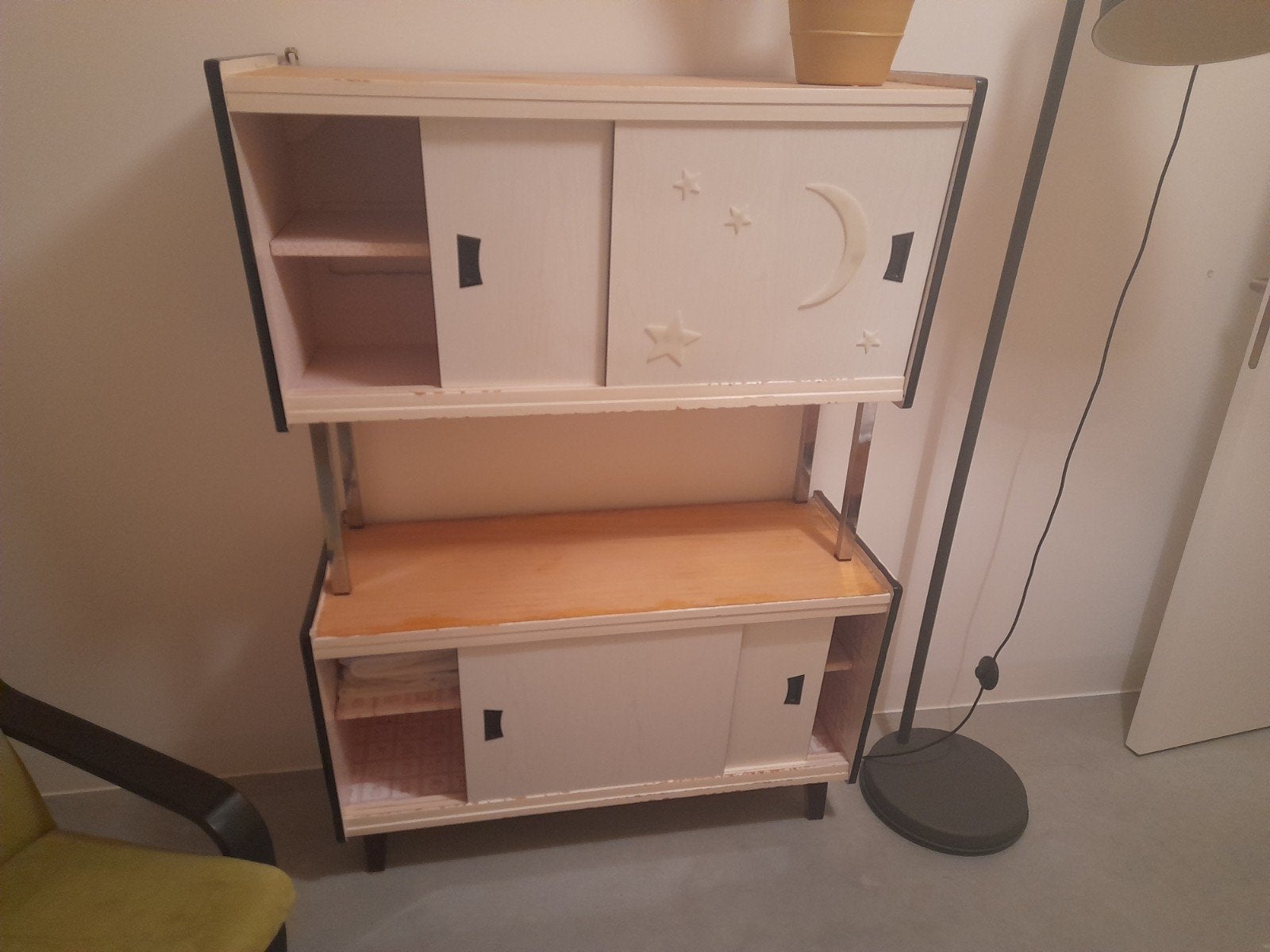 retro kastjes, Ophalen, Gebruikt