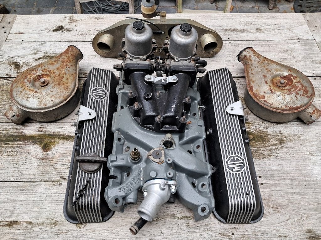 Couvercles de soupape de collecteur d'origine MGB V8, Autos : Pièces & Accessoires, Enlèvement, Utilisé, Land Rover