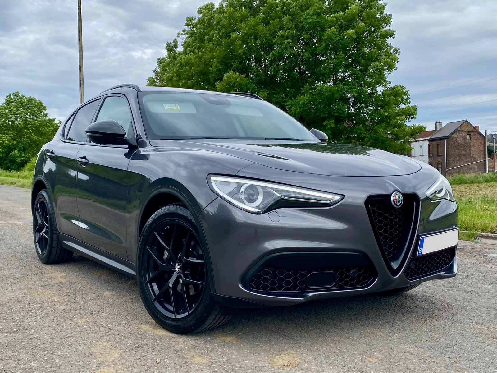 Alfa Stelvio // Black Edition // Prete à immatriculer, Cuir, Achat, Barres de toit, Diesel
