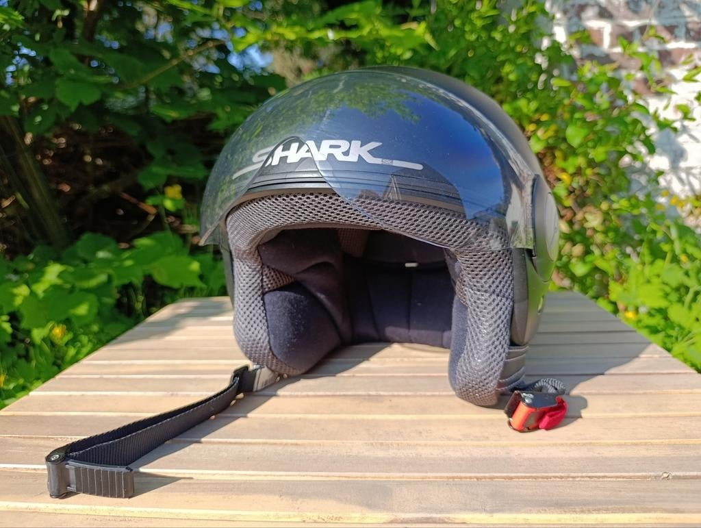 Brommerhelm Motorhelm Shark Nieuw, Fietsen en Brommers, Ophalen of Verzenden, Nieuw, Large, Shark