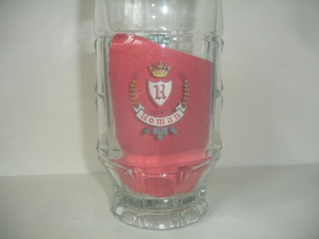 Een bierpot van Roman, 0,5l in glas, Ophalen of Verzenden, Zo goed als nieuw, Pul(len), Overige merken