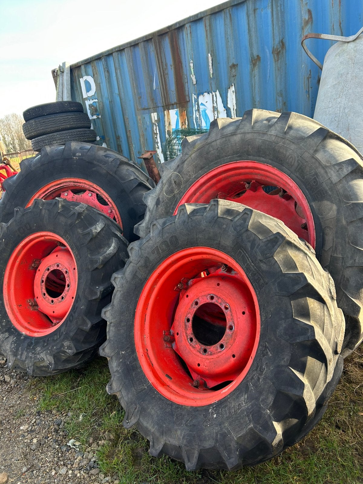 Set wielen Fendt, Ophalen, Fendt