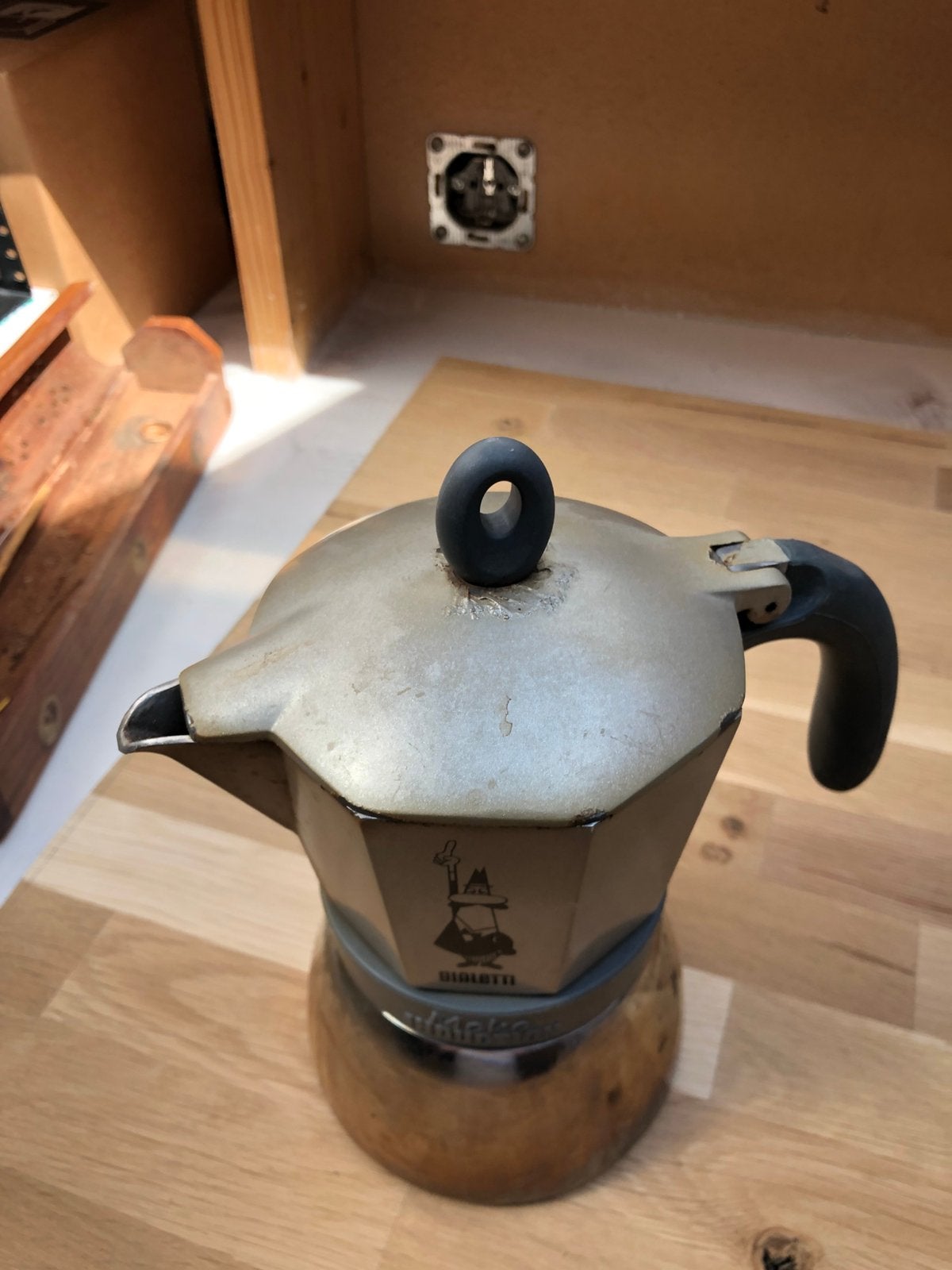 Bialetti Moka Express koffiezetter (percolator), Huis en Inrichting, Overige typen, Ophalen of Verzenden, Gebruikt, Overige merken
