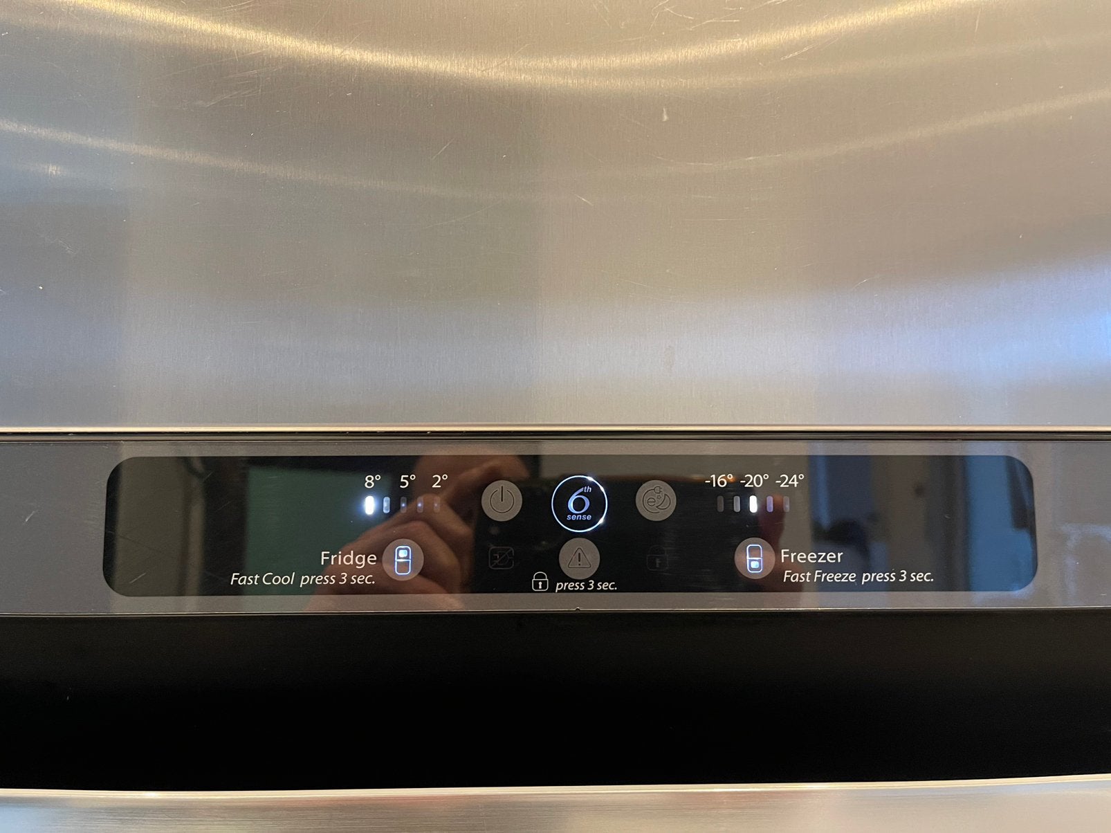 Ensemble réfrigérateur/congélateur Whirlpool no frost— 420 L, 160 cm ou plus, Enlèvement, Utilisé, 200 litres ou plus