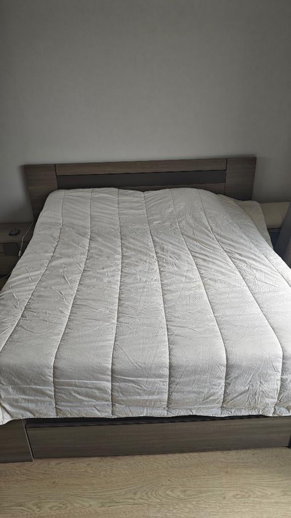Texelse wollen 4-seizoenen dekbed 240x220, Huis en Inrichting, Slaapkamer | Beddengoed, Zo goed als nieuw, Deken of Dekbed, Tweepersoons