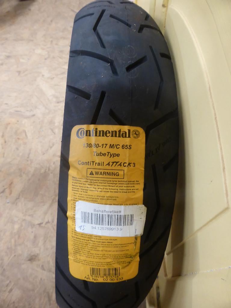 Pneu moto 130/80-17, Motos, Enlèvement, Neuf