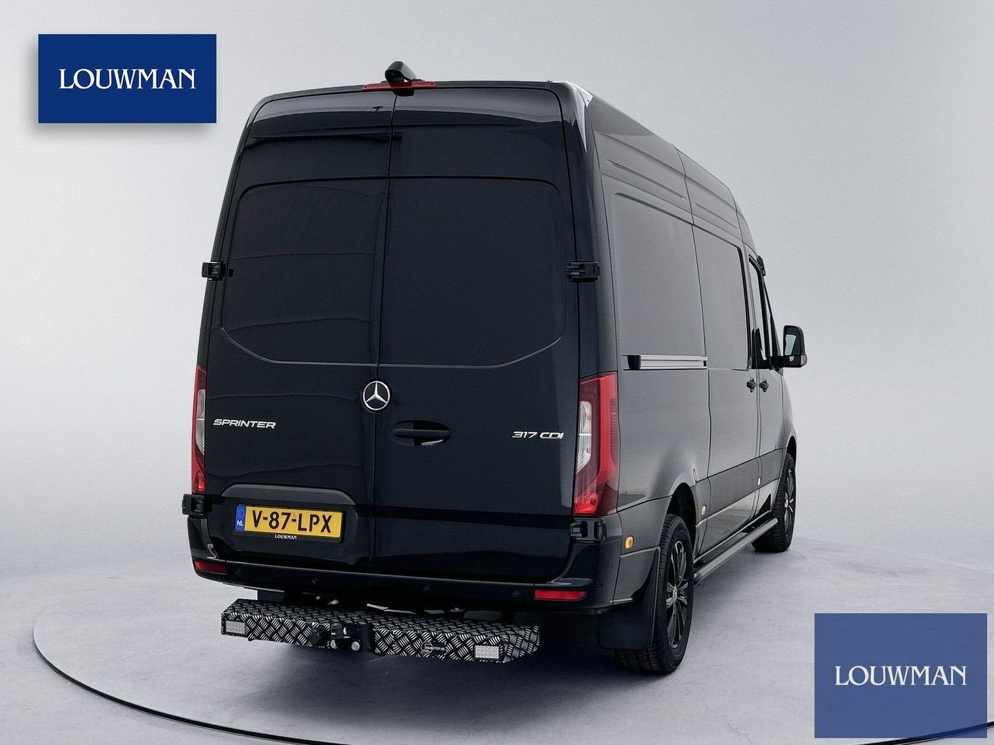 Mercedes-Benz Sprinter 317 CDI L2H2 30 JAHRE EDITION Leder V, Automaat, Zwart, Mercedes-Benz, Bedrijf