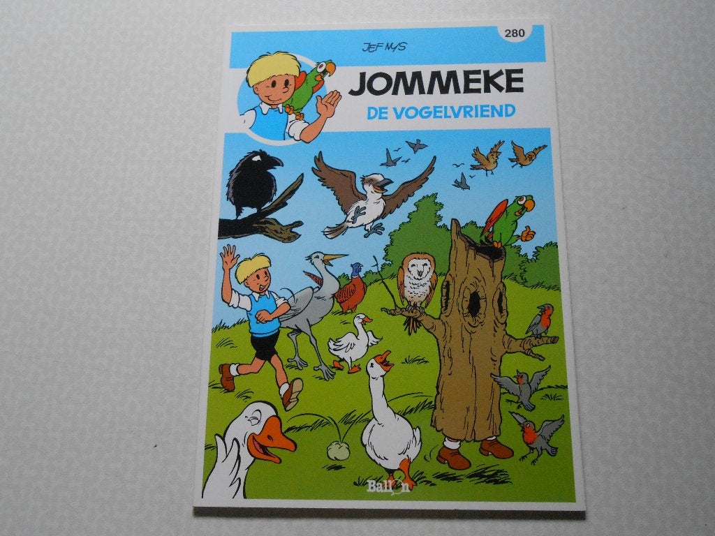 Jommeke 280 De vogelvriend 2016 1 ste druk., Eén stripboek, Nieuw, Jef Nys., Ophalen of Verzenden