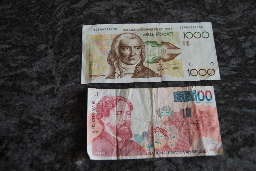 BELGISCHE BANKBILJETTEN 1000 FRANCS en 100 FRANCS, Postzegels en Munten, Ophalen of Verzenden