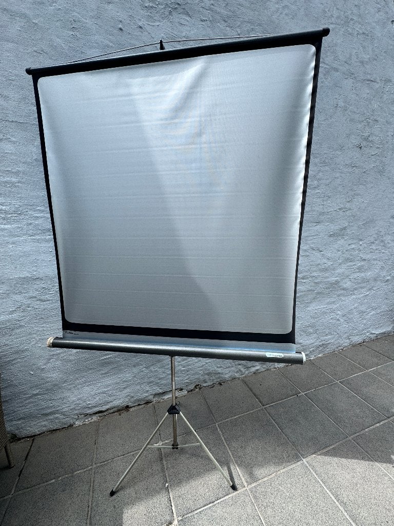 Projectiescherm FINS Milano Super Jolly – 130120 cm, Ophalen, Handmatig, Gebruikt