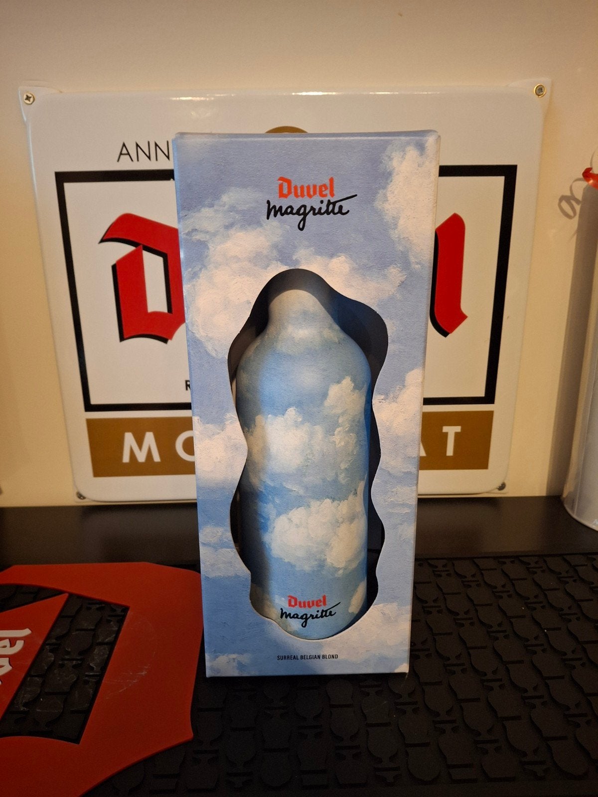 Bouteille Duvel Magritte, Enlèvement ou Envoi, Duvel