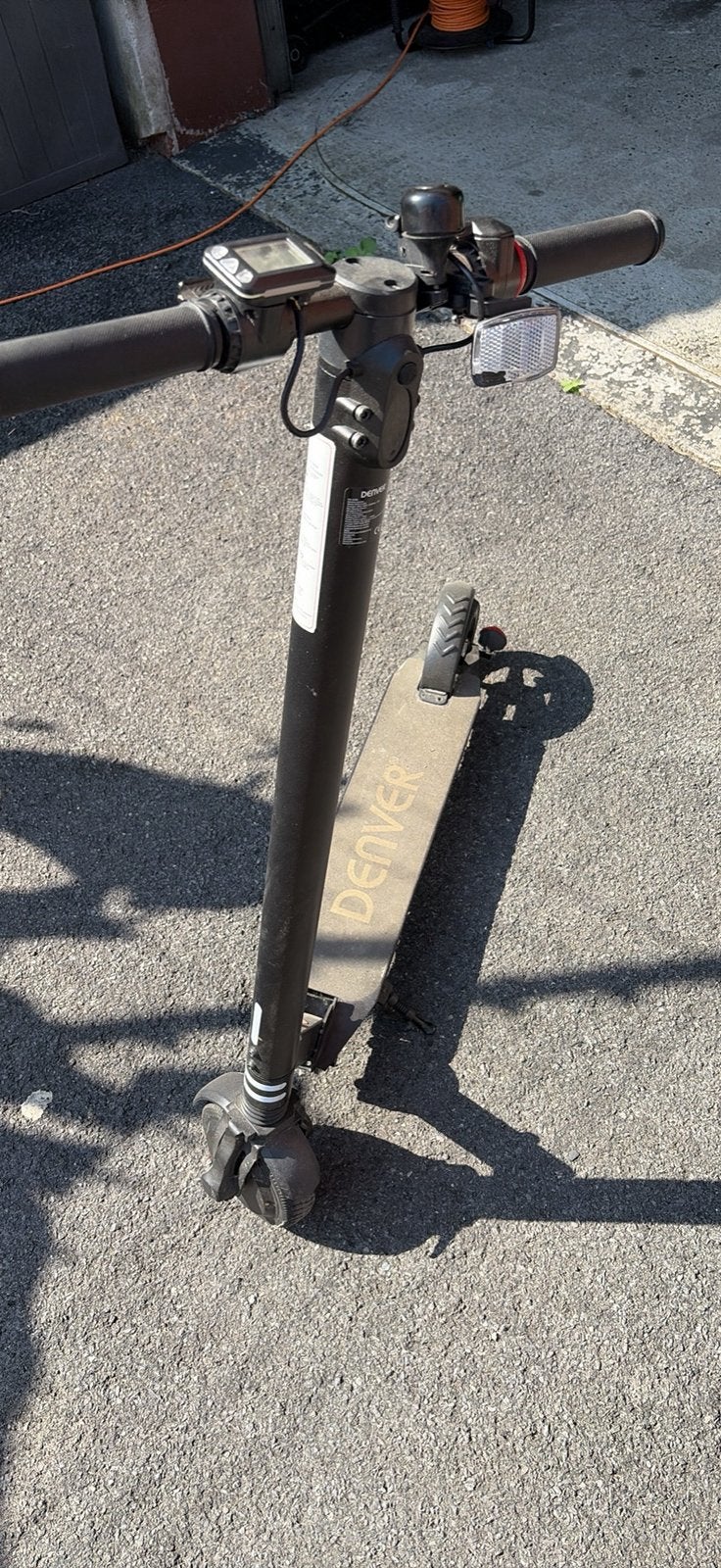 Denver step, Fietsen en Brommers, Steps, Ophalen, Gebruikt, Elektrische step (E-scooter)