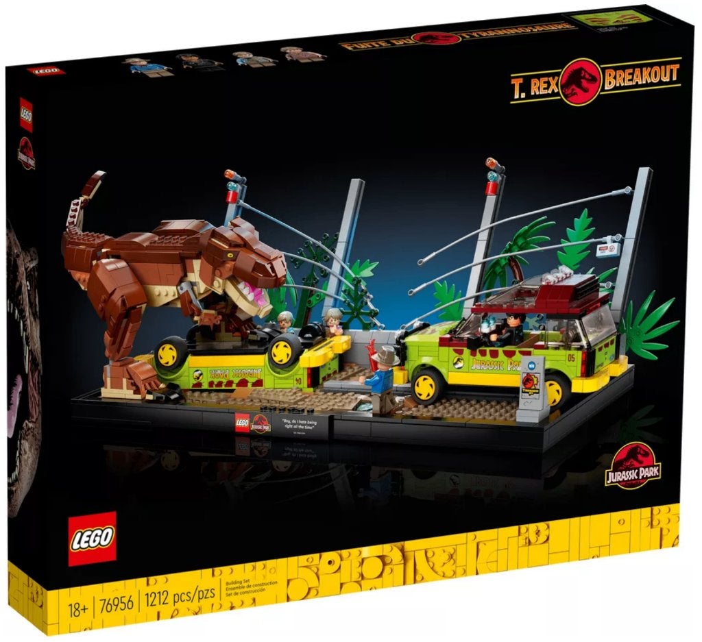 LEGO 76956 Jurassic Park T. rex Breakout neuf scellé, Jurassic World, Inclusief extra onderdelen, Lego, Nieuw