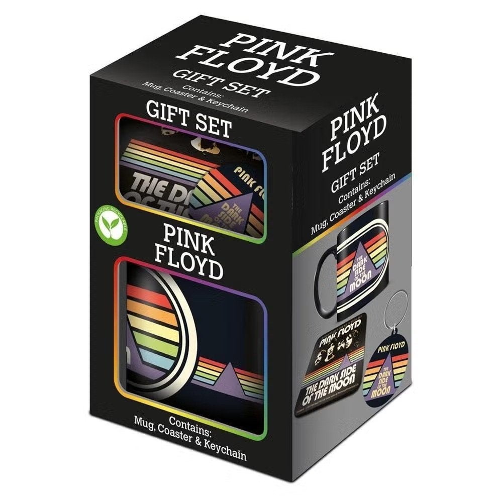Pink Floyd Dark Side of the Moon Mok + Coaster + Keychain, Enlèvement ou Envoi, Neuf