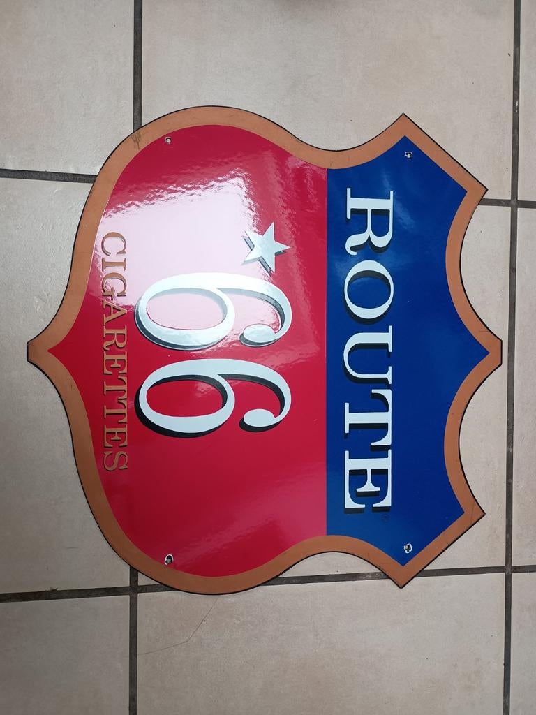 Emaille reclamebord te koop, Ophalen, Reclamebord