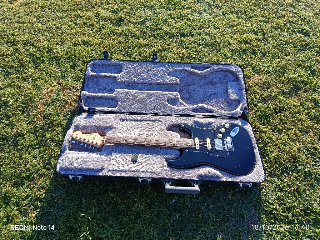 Fender Stratocaster USA modshop HSS Shawbucker+Coa+koffer, Ophalen, Zo goed als nieuw, Hollow body, Fender