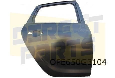 Opel Astra J (12/09-10/15)  Achterportier Rechts (te spuiten, -, Deur, -, Opel