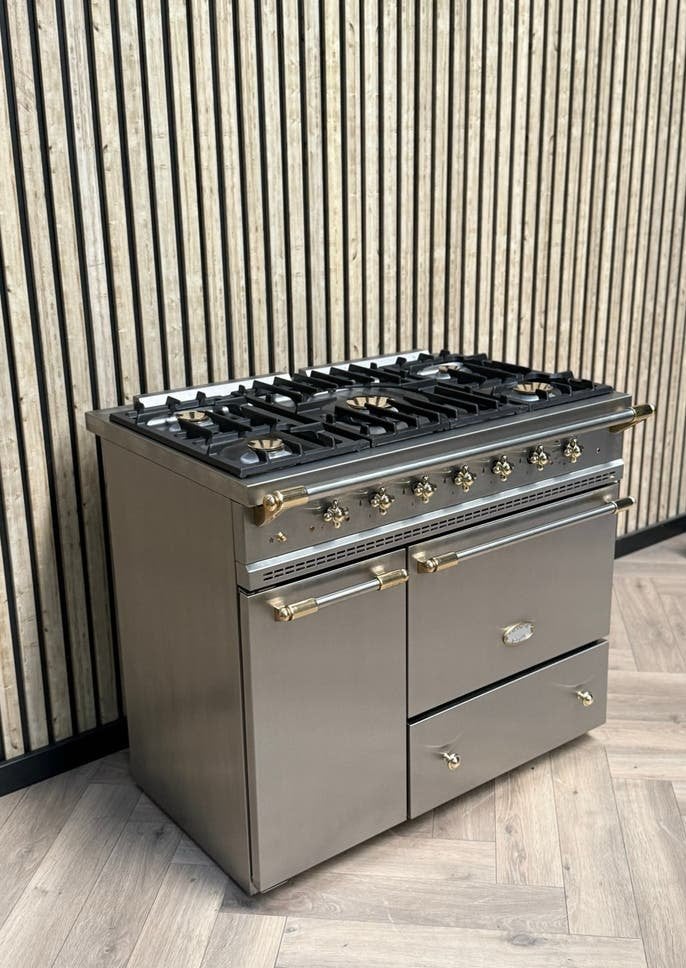 Armoire Lacanche Inox 100cm Gaz + Air chaud + Réchaud, Electroménager, Enlèvement ou Envoi, Gril, Électrique