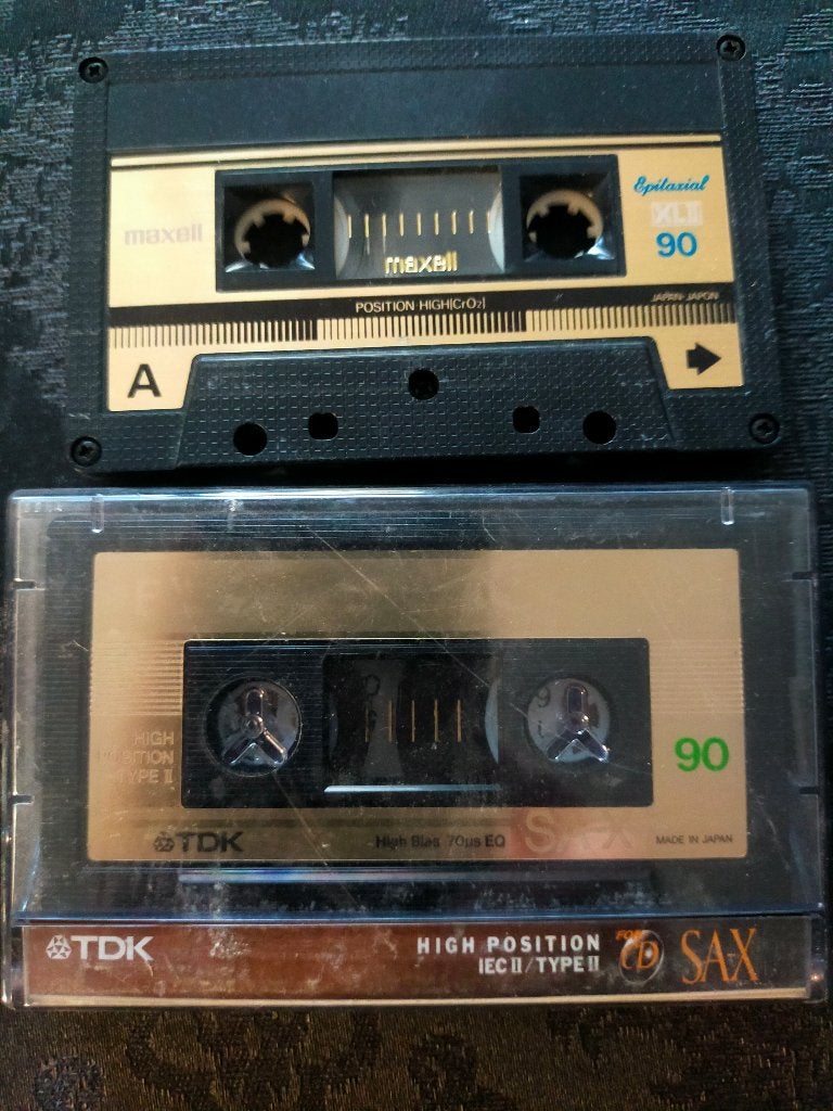Cassettes muziek TDK  SAX - MAXELL, Cd's en Dvd's, Cassettebandjes, 2 t/m 25 bandjes, Ophalen of Verzenden, Zo goed als nieuw