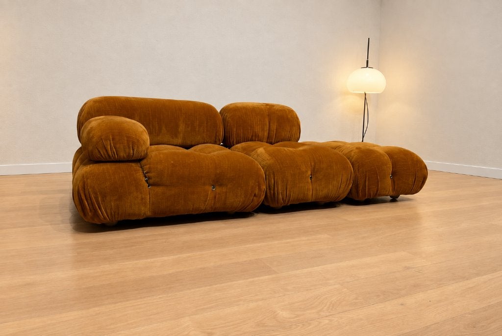 ÉTAT NEUF B&B Italia Camaleonda Jaune Ocre | PN €17.500, Maison & Meubles, 75 à 100 cm, Enlèvement ou Envoi, Banc droit, Comme neuf
