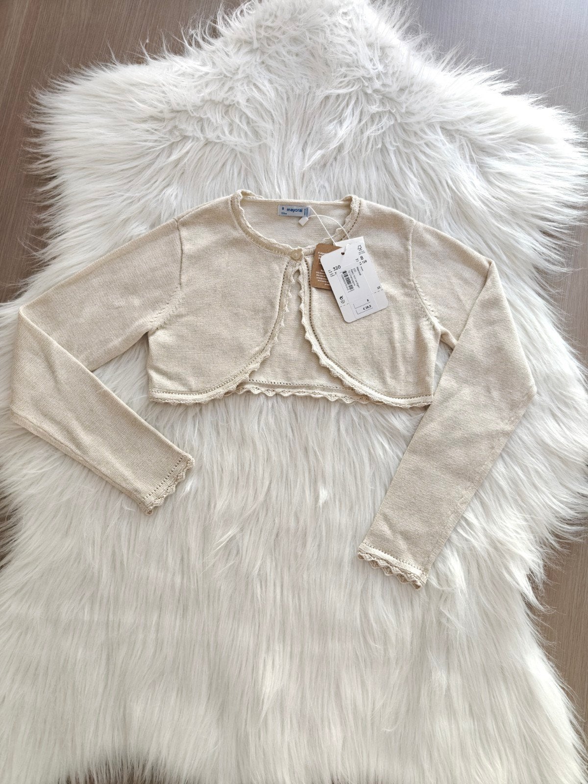 Mayoral bolero maat 128 nieuw!, Meisje, Trui of Vest, Nieuw, MAYORAL