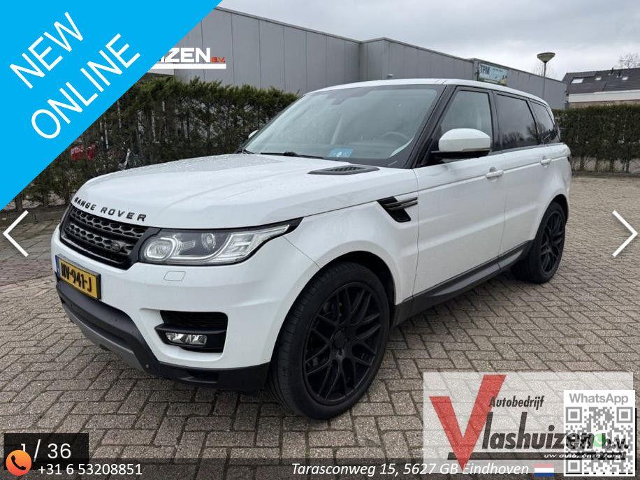 Land Rover Range Rover Sport 3.0 TDV6 HSE Dynamic | € 6.900,, Auto's, Land Rover, Automaat, Zwart, Wit, Bedrijf