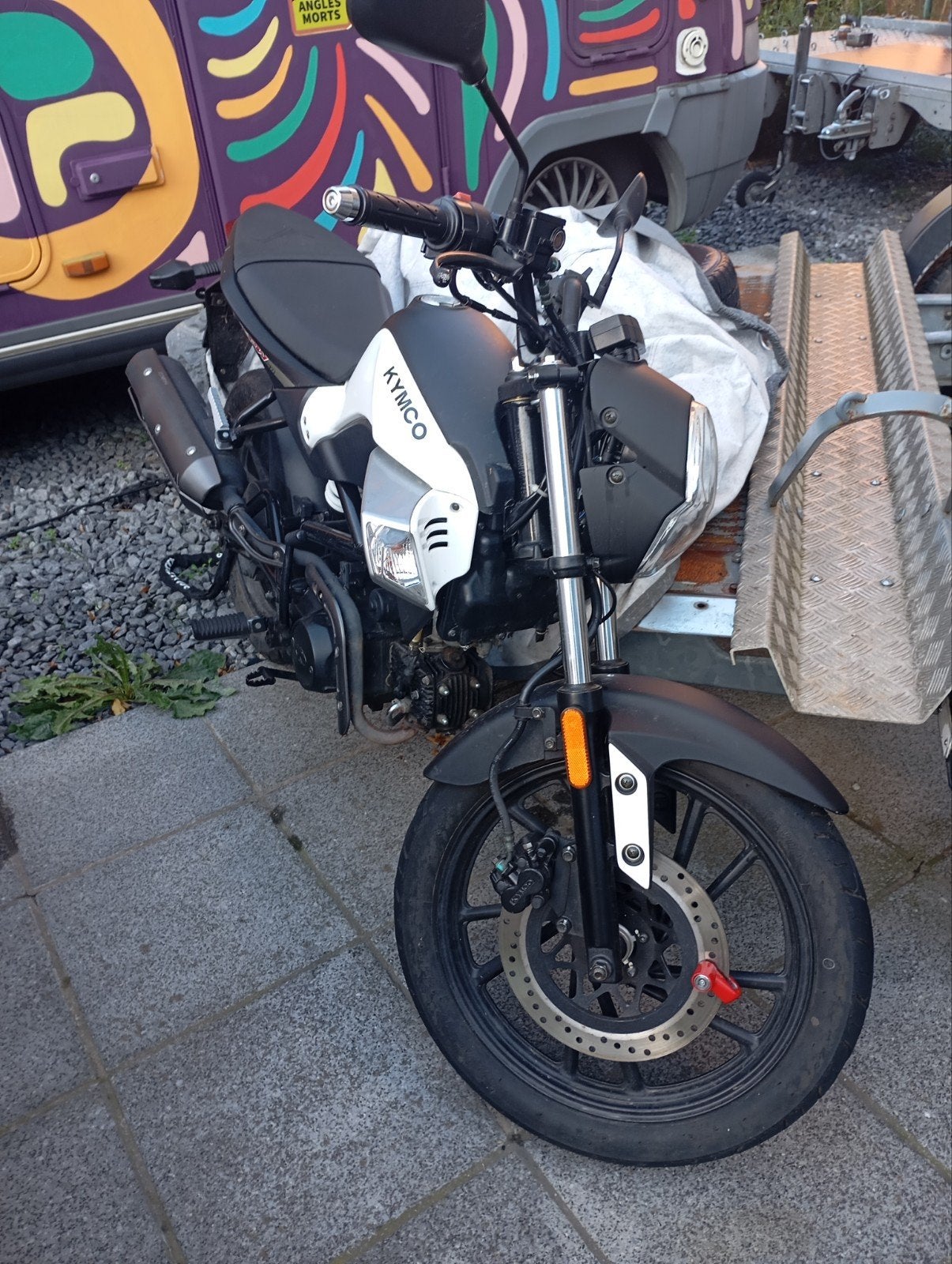 très belle Kymco KPW50 parfait état, Fietsen en Brommers, Ophalen, Klasse B (45 km/u), Zo goed als nieuw, 4 versnellingen