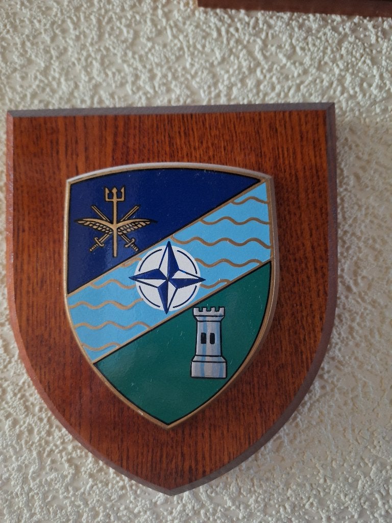 Marcom embleem schild, Verzamelen, Ophalen, Zo goed als nieuw, Kaart, Foto of Prent