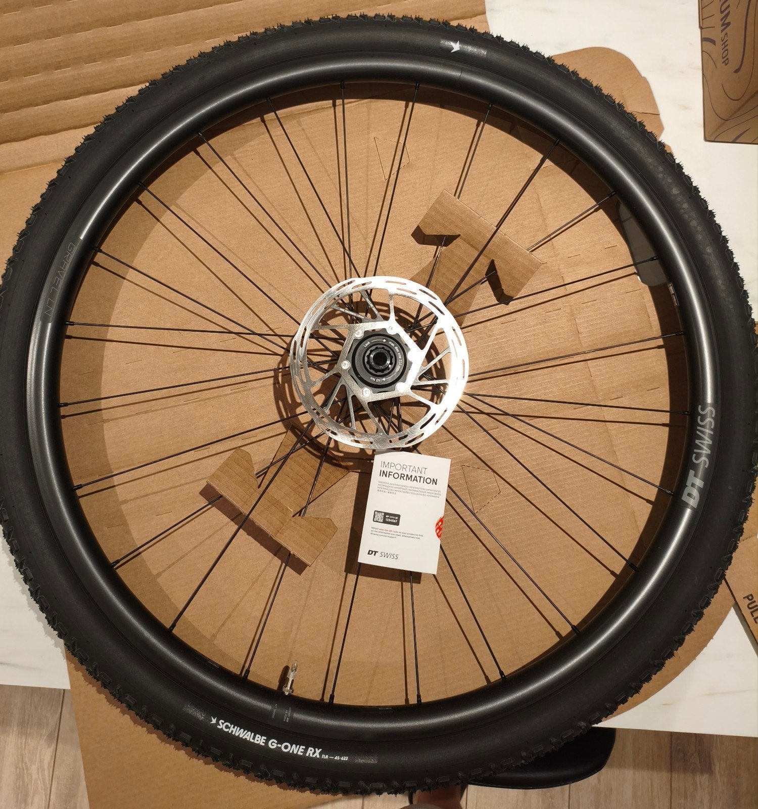 DT Swiss Gravel LN wielset *NIEUW*, Ophalen