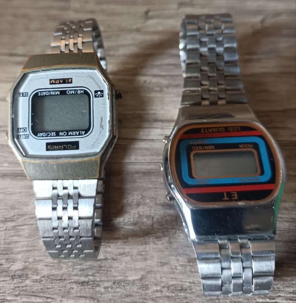 Lot de deux montres années 80, Bijoux, Sacs & Beauté, Enlèvement ou Envoi
