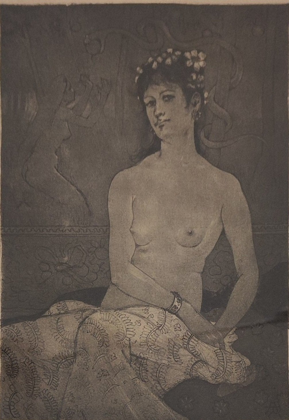 Gravure Armand Rassenfosse (1862-1934)., Enlèvement ou Envoi, Gravure