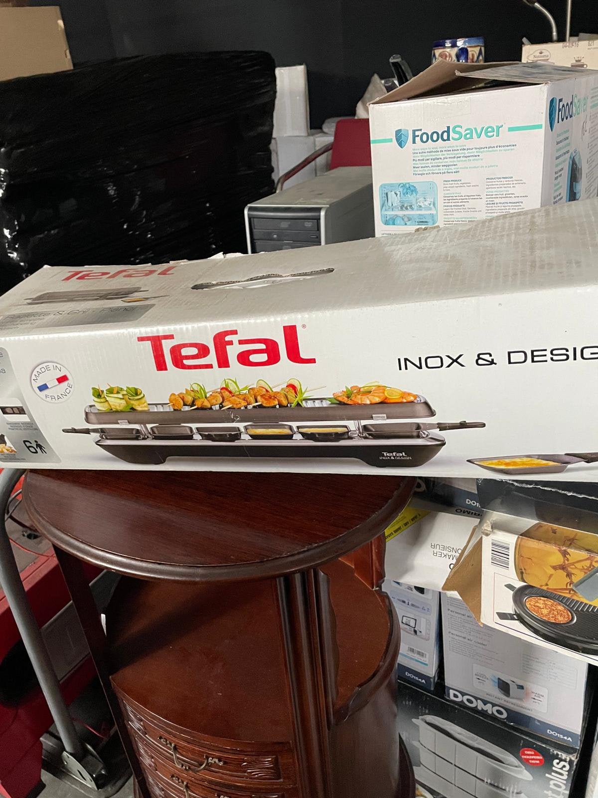 Tefal Raclette Grill Plancha – nieuw in doos, Ophalen, Vaatwasmachinebestendig, Nieuw, Tafelgrill