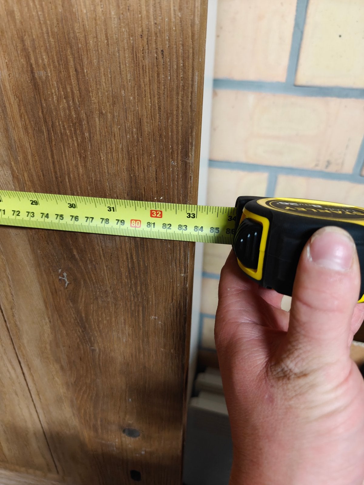 2 voleiken gezandstraalde deuren + lijsten, Doe-het-zelf en Bouw, Ophalen, Zo goed als nieuw