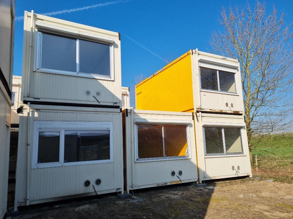 VOORJAARSOPRUIMING ! 110 De Meeuw Kombi Units Woonunits, Doe-het-zelf en Bouw, Bouwketen en Schaftketen, Gebruikt, Ophalen