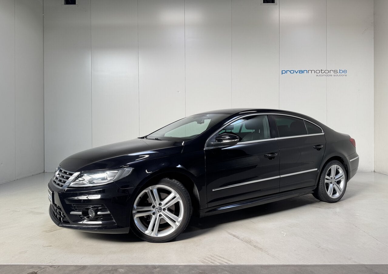 Volkswagen CC R-Line 2.0D Man. - Airco - GPS - Goede Staat!, Auto's, 4 cilinders, Zwart, Particulier, Elektrische ramen