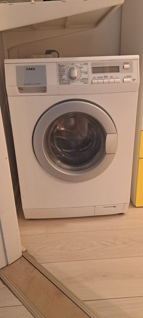 Wasmachine & droogmachine combinatie 8kg AEG, Elektronische apparatuur, Was-droogcombinaties, 8 tot 10 kg, Ophalen, Gebruikt, 85 tot 90 cm