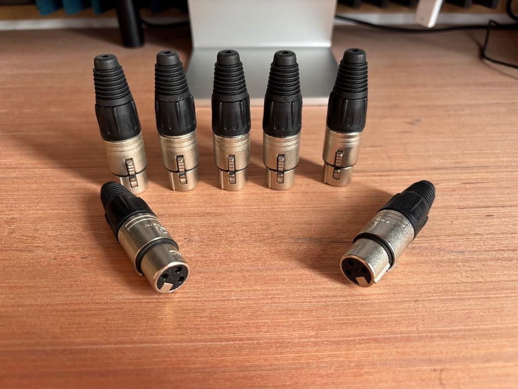 Connecteurs Neutrik NC3FX, Ophalen of Verzenden, Gebruikt
