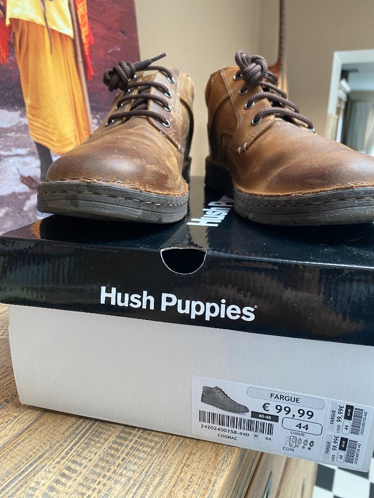 Chaussures Hush Puppies  homme, Vêtements | Hommes, Enlèvement ou Envoi, Chaussures à lacets, Comme neuf, Brun